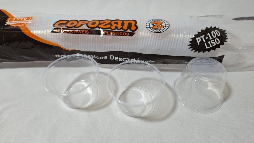POTE LISO PLASTICO 100ML COPOZAN C/100